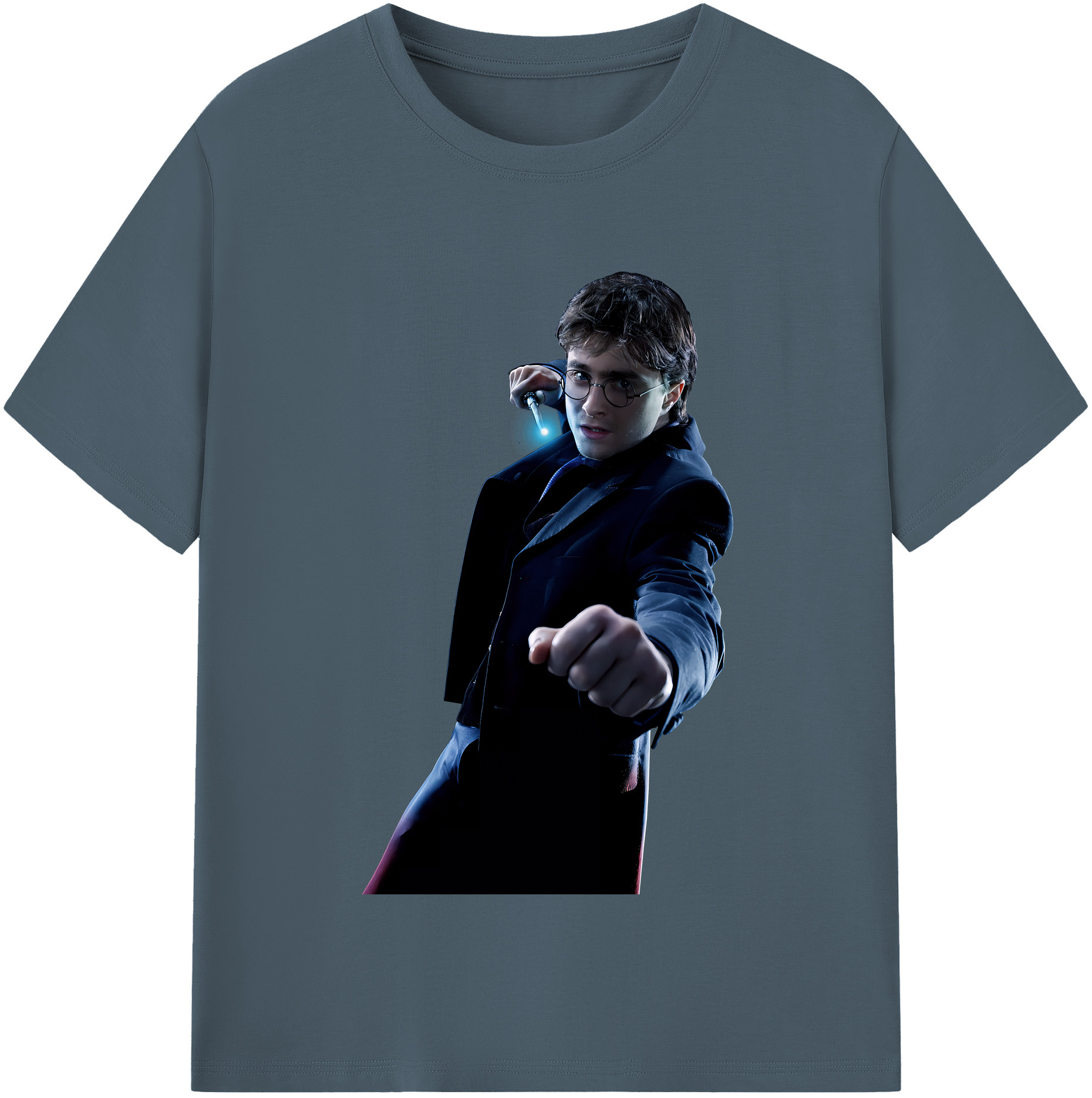 （画像用） Harry Potter ハリー・ポッターシリーズ 綿100％半袖Tシャツ（フロントプリント）
